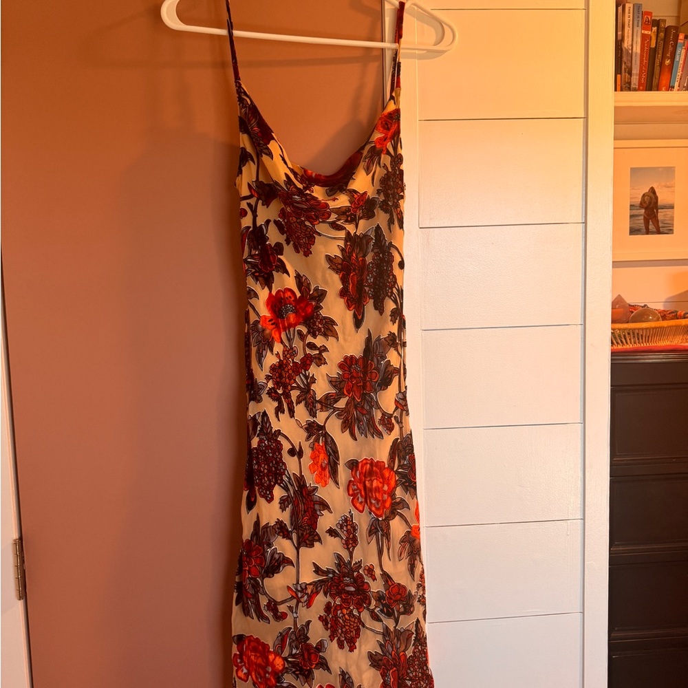 Rat & Boa Floral Midi Dress in Red and Black - Picture 10 of 10